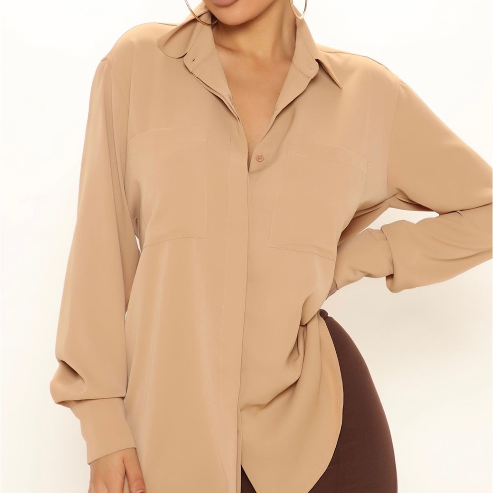 Fashion Nova tan cardigan. Never worn. NWOT. Very pretty and comfy.